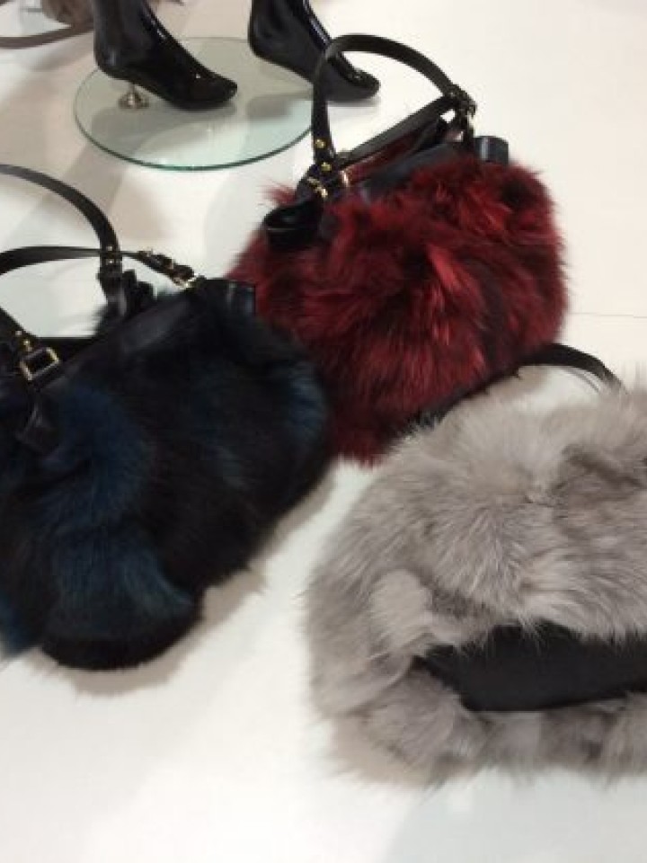 Women s handbag, fox fur N1 (HBF02) by charm.gr