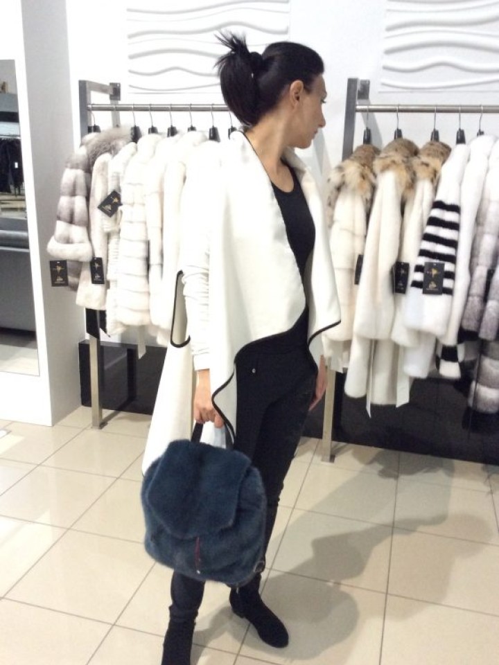 Women s handbag, mink fur N1 (HBF01) by charm.gr